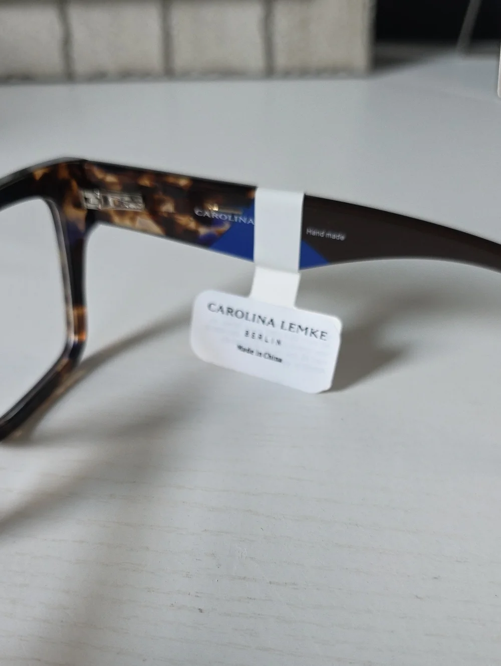 Carolina Lemke Tortoiseshell Demi Blue Optical Glasses